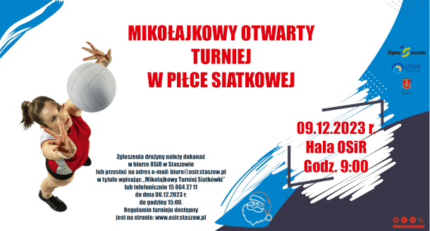 MIKOŁAJKOWY OTWARTY TURNIEJ W PIŁCE SIATKOWEJ